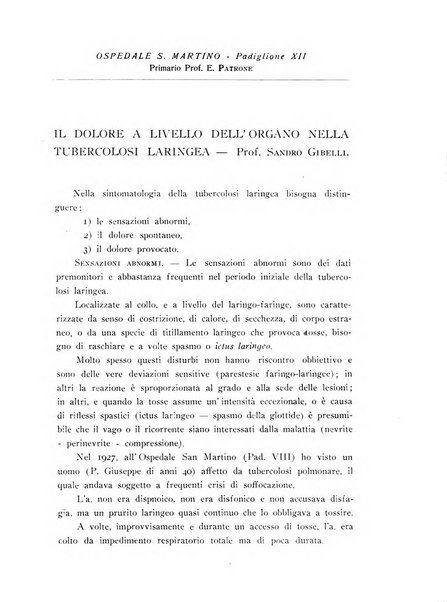 Annali dell'Istituto Maragliano archivi di biologia applicata alla patologia, alla clinica e all'igiene