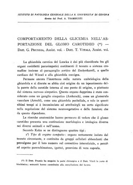 Annali dell'Istituto Maragliano archivi di biologia applicata alla patologia, alla clinica e all'igiene