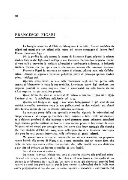 Annali dell'Istituto Maragliano archivi di biologia applicata alla patologia, alla clinica e all'igiene