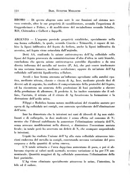 Annali dell'Istituto Maragliano archivi di biologia applicata alla patologia, alla clinica e all'igiene