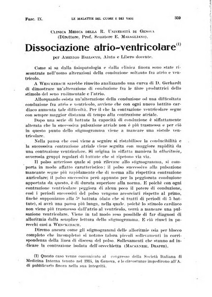 Malattie del cuore e dei vasi periodico mensile