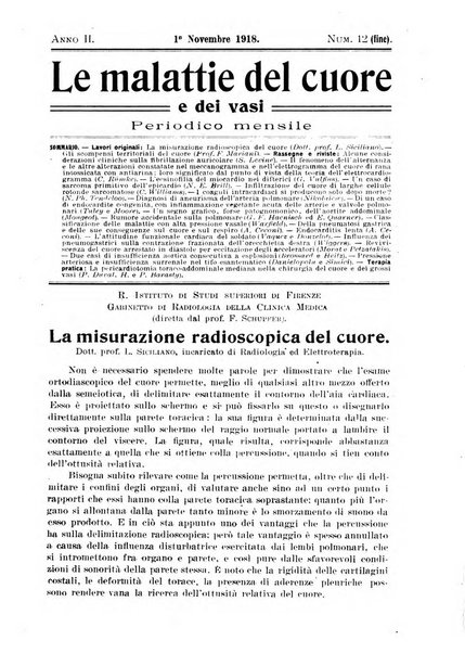 Malattie del cuore e dei vasi periodico mensile