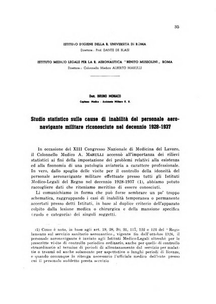 Rivista di medicina aeronautica