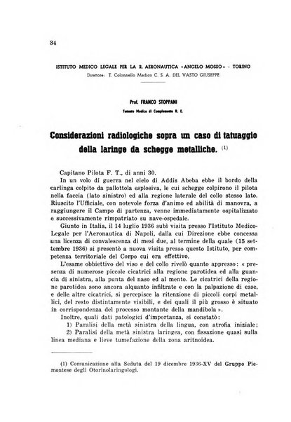 Rivista di medicina aeronautica