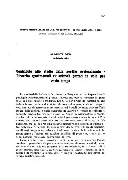 Rivista di medicina aeronautica