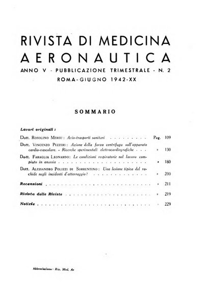 Rivista di medicina aeronautica