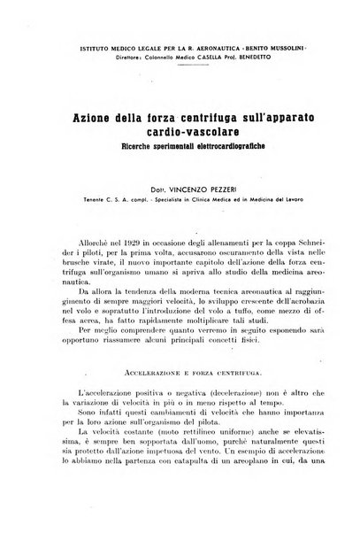 Rivista di medicina aeronautica