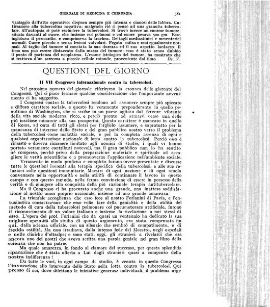 Rivista ospedaliera giornale di medicina e chirurgia