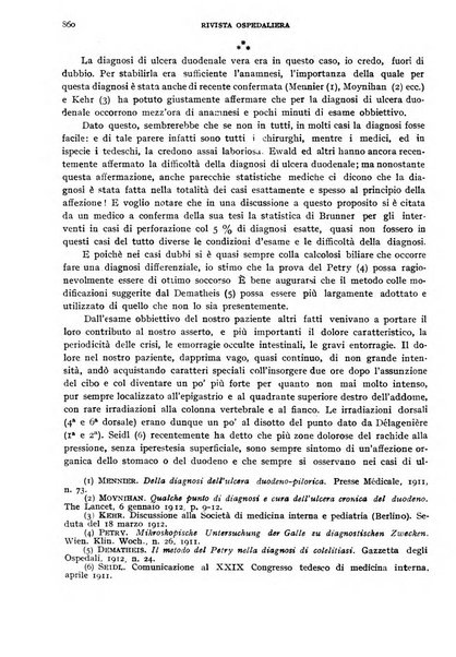 Rivista ospedaliera giornale di medicina e chirurgia