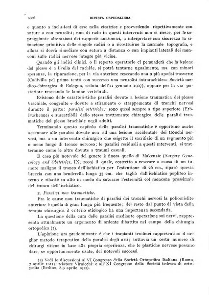 Rivista ospedaliera giornale di medicina e chirurgia