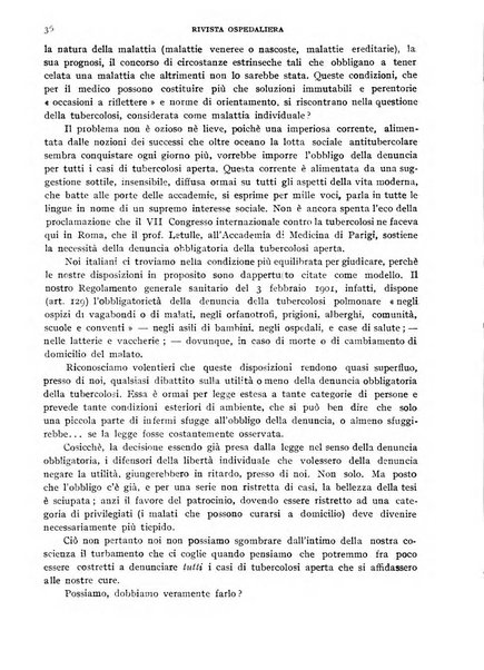 Rivista ospedaliera giornale di medicina e chirurgia