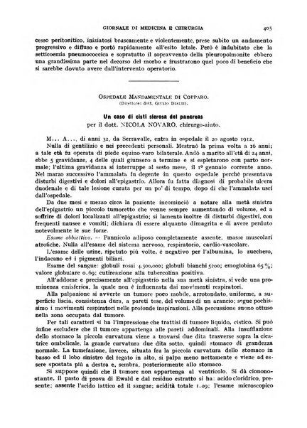 Rivista ospedaliera giornale di medicina e chirurgia