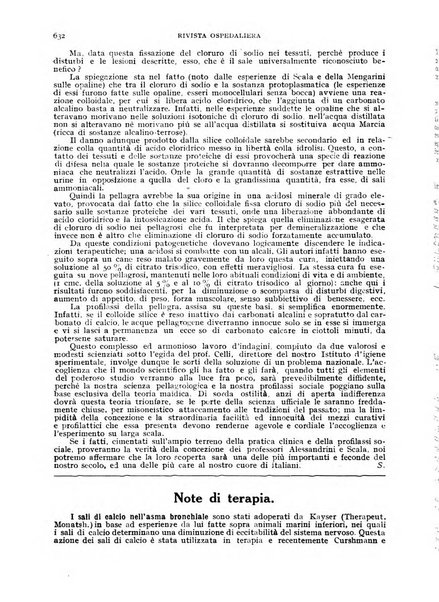 Rivista ospedaliera giornale di medicina e chirurgia