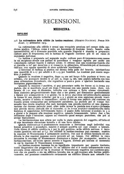 Rivista ospedaliera giornale di medicina e chirurgia