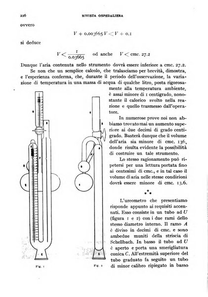 Rivista ospedaliera giornale di medicina e chirurgia