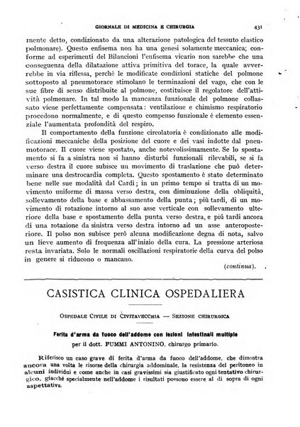 Rivista ospedaliera giornale di medicina e chirurgia