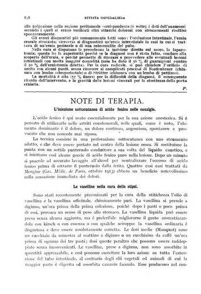 Rivista ospedaliera giornale di medicina e chirurgia