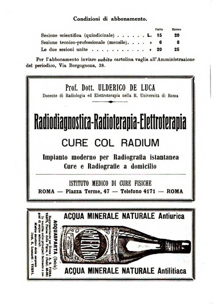 Rivista ospedaliera giornale di medicina e chirurgia