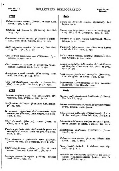 Rivista ospedaliera giornale di medicina e chirurgia