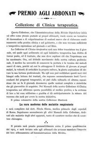 Rivista ospedaliera giornale di medicina e chirurgia