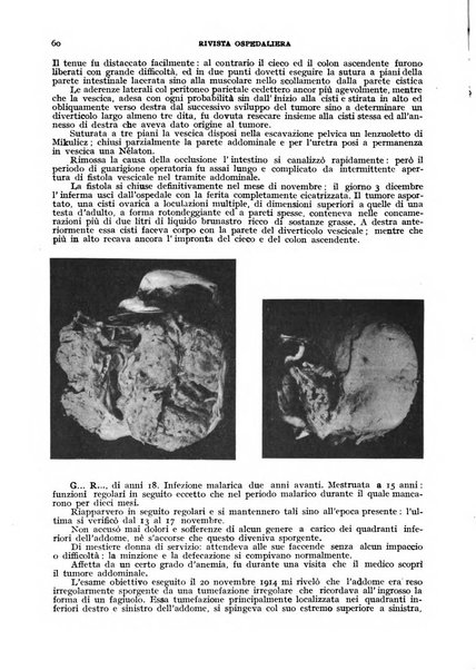 Rivista ospedaliera giornale di medicina e chirurgia