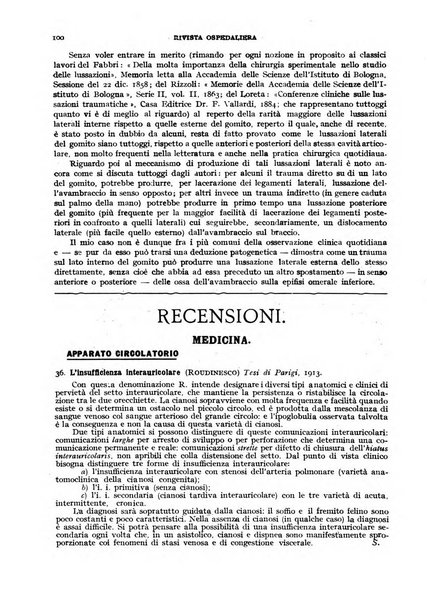 Rivista ospedaliera giornale di medicina e chirurgia