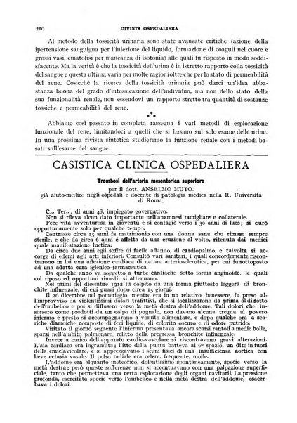 Rivista ospedaliera giornale di medicina e chirurgia