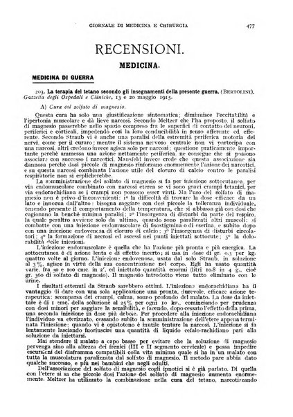 Rivista ospedaliera giornale di medicina e chirurgia