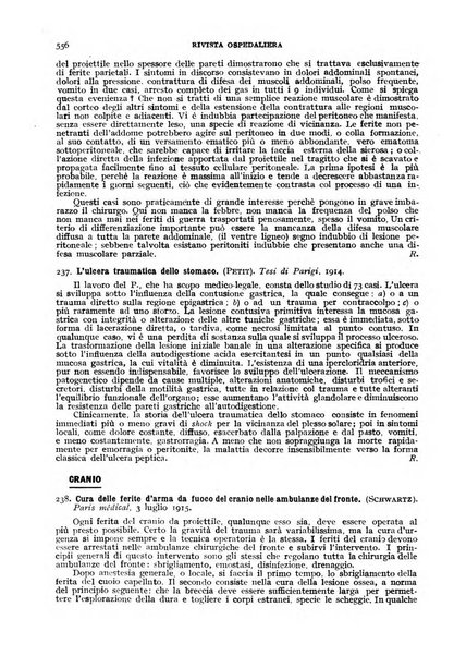 Rivista ospedaliera giornale di medicina e chirurgia