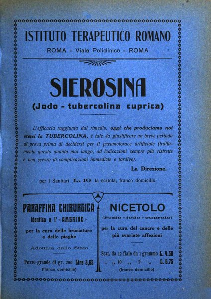 Rivista ospedaliera giornale di medicina e chirurgia