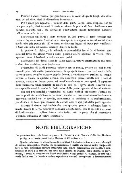 Rivista ospedaliera giornale di medicina e chirurgia