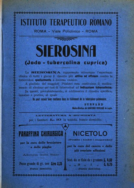 Rivista ospedaliera giornale di medicina e chirurgia