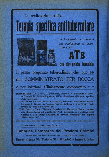 Rivista ospedaliera giornale di medicina e chirurgia