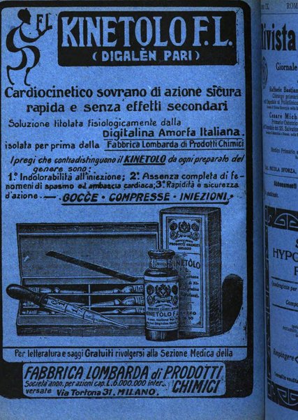 Rivista ospedaliera giornale di medicina e chirurgia