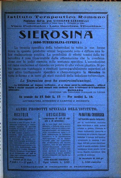 Rivista ospedaliera giornale di medicina e chirurgia