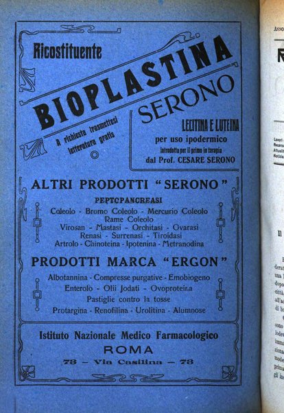 Rivista ospedaliera giornale di medicina e chirurgia