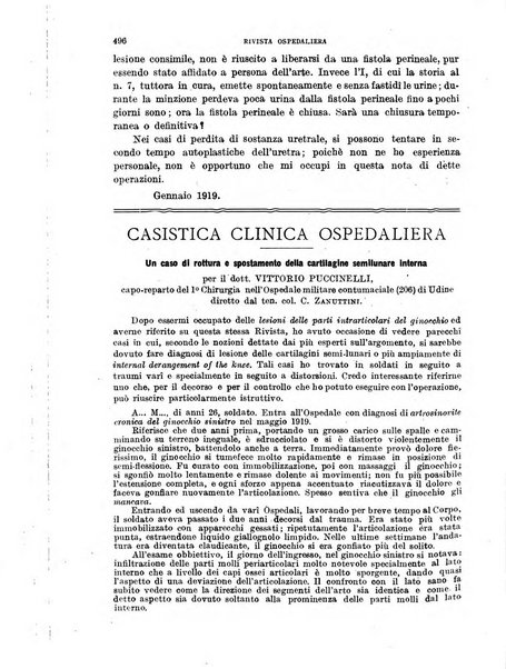 Rivista ospedaliera giornale di medicina e chirurgia