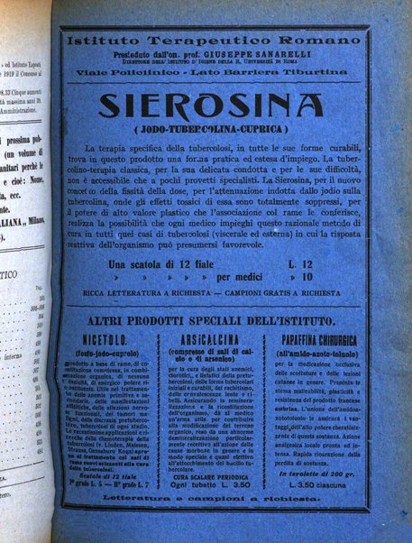 Rivista ospedaliera giornale di medicina e chirurgia