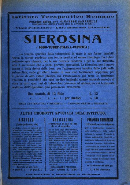 Rivista ospedaliera giornale di medicina e chirurgia