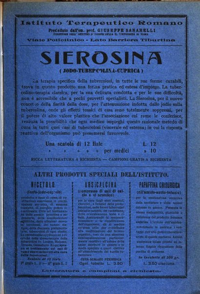 Rivista ospedaliera giornale di medicina e chirurgia