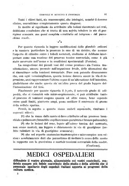 Rivista ospedaliera giornale di medicina e chirurgia