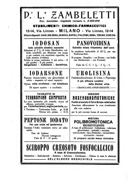 Rivista ospedaliera giornale di medicina e chirurgia