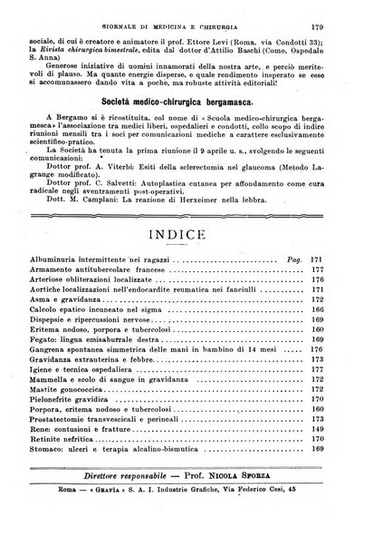 Rivista ospedaliera giornale di medicina e chirurgia