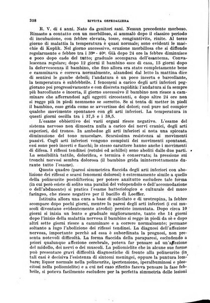 Rivista ospedaliera giornale di medicina e chirurgia