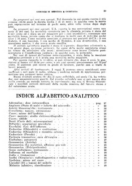 Rivista ospedaliera giornale di medicina e chirurgia