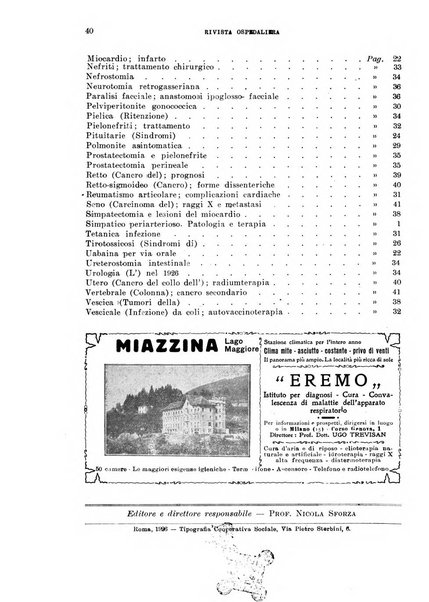 Rivista ospedaliera giornale di medicina e chirurgia