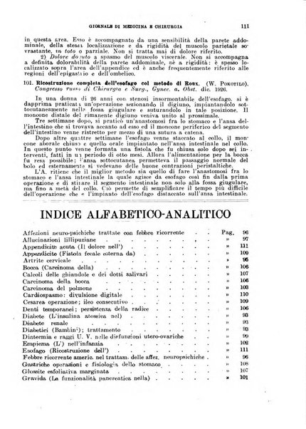 Rivista ospedaliera giornale di medicina e chirurgia