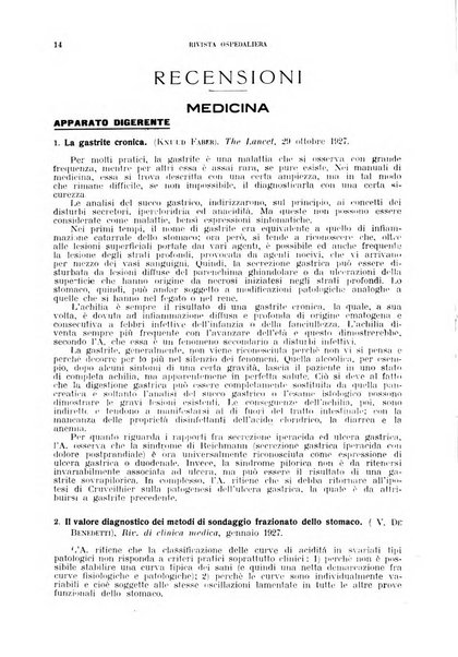 Rivista ospedaliera giornale di medicina e chirurgia