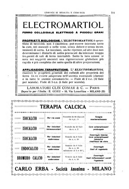 Rivista ospedaliera giornale di medicina e chirurgia