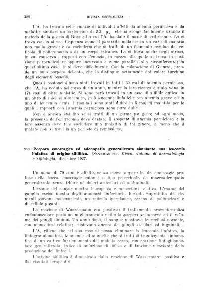 Rivista ospedaliera giornale di medicina e chirurgia